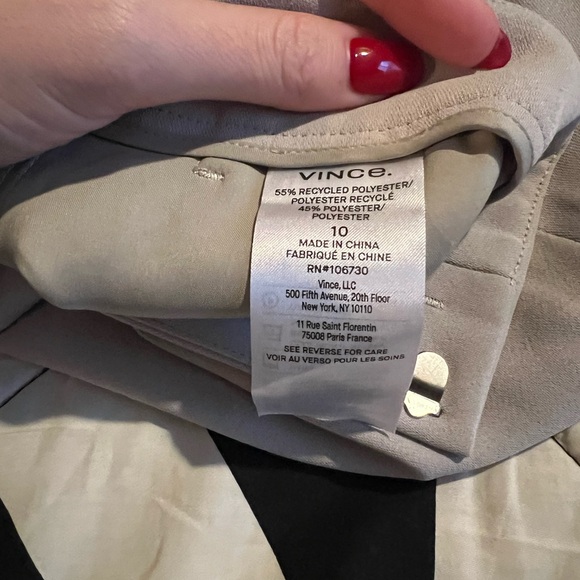 Vince Women's Crepe Tailored Straight Leg - Picture 8 of 11